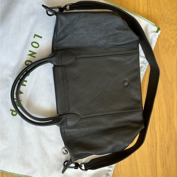 Longchamp le pliage cuir small top handle - Picture 2 of 6